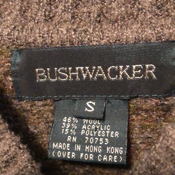 Bushwacker Vintage  wool sweater sz S - Picture 3 of 6